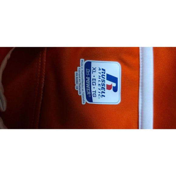 Russel Athletic Dri Power Mens XL Orange White Embroidered Logo Polo Shirt - Picture 15 of 16